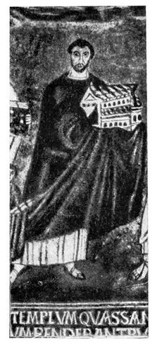 Модель здания в мозаике VI в. (Паренцо, Истрия)