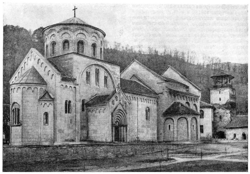 Студеница. Великая церковь, конец XII в. Вид с северо-востока