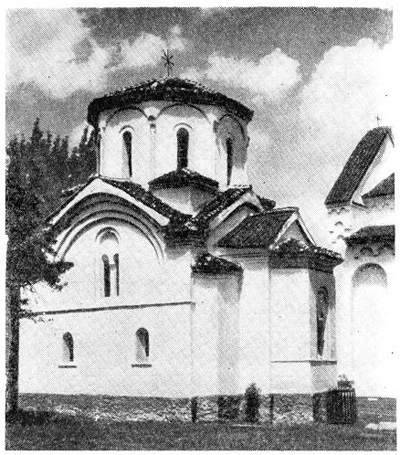 Студеница. Церковь Иоакима и Анны, 1313-1314 гг. Общий вид