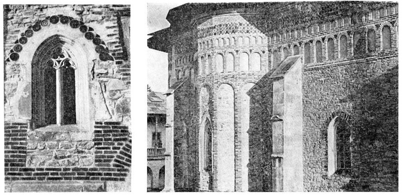 Монастырь Нямц. Церковь. Фрагменты фасадов