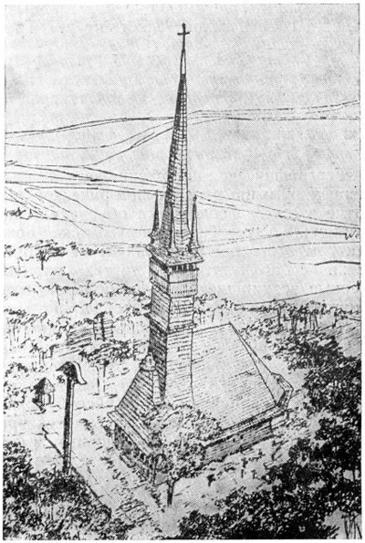 Село Сурдешти-Бая Маре. Церковь. Вид с юго-запада