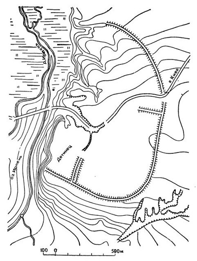 План древнего Белгорода