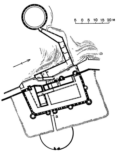 Каркассон. Цитадель, XII в.