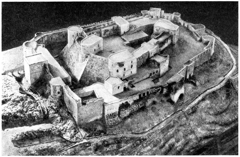 Крак-де-Шевалье. Макет реконструкции