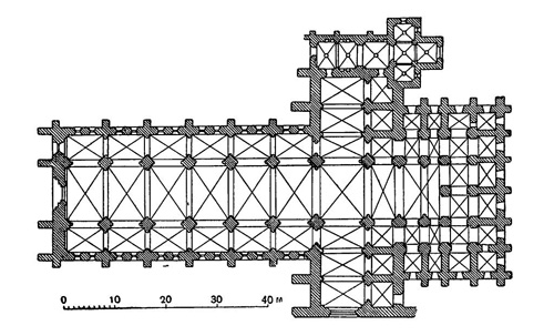 Эбрах. Монастырская церковь цистерцианцев, около 1150 г. Эбрах. Монастырская церковь цистерцианцев, около 1150 г.