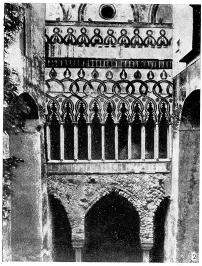 Равелло (близ Амальфи). Палаццо Руфоло. Фрагмент двора