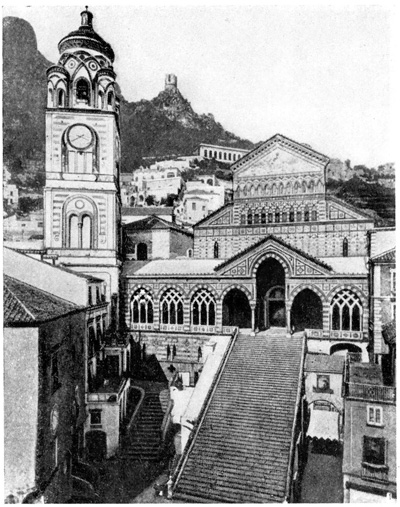 Амальфи. Собор Сант Андреа, XI—XIII вв., колокольня — между 1180 и 1270 гг.