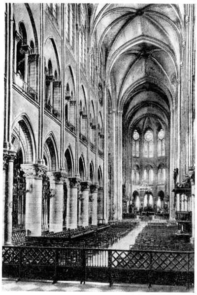 Париж. Собор Парижской богоматери. Средний Париж. Собор Парижской богоматери. Средний