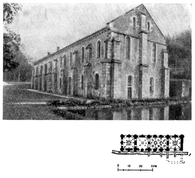Аббатство Фонтенэ. Кузница, конец XII в.