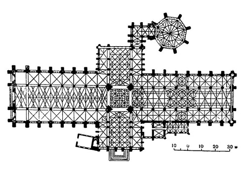 Йорк. Собор, начат в 1230 г.