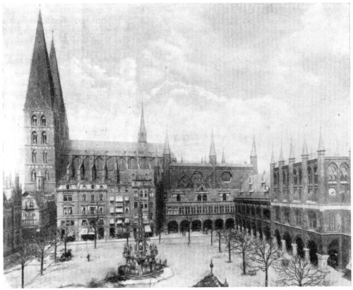 Любек. Ратуша, XIII—XV вв.