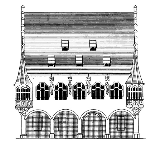 Фрейбург. Торговый дом, 1524—1532 гг.