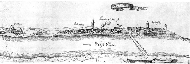 Сегед. Гравюра XVII в.