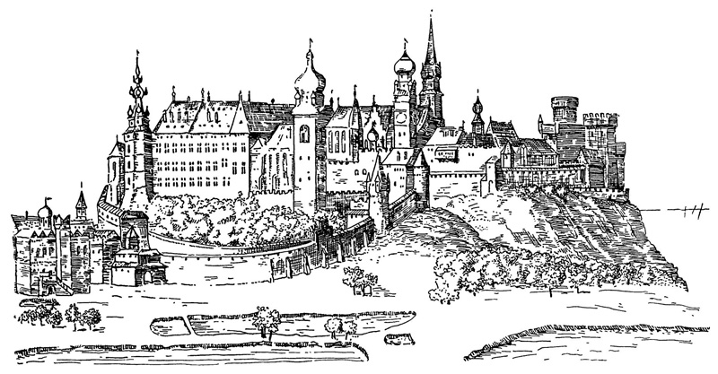 Краков. Замок Вавель, XV в.