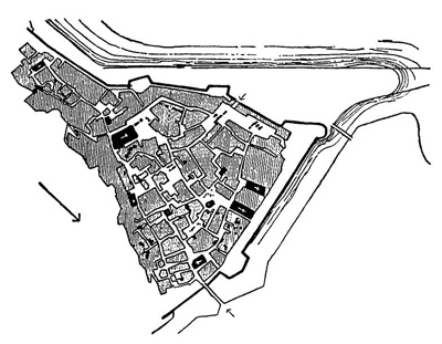 Котор. План города