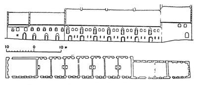 Нестевед. Ряд каменных домов, XV в.