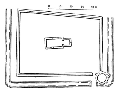 Маллинг. Крепость, XII в.