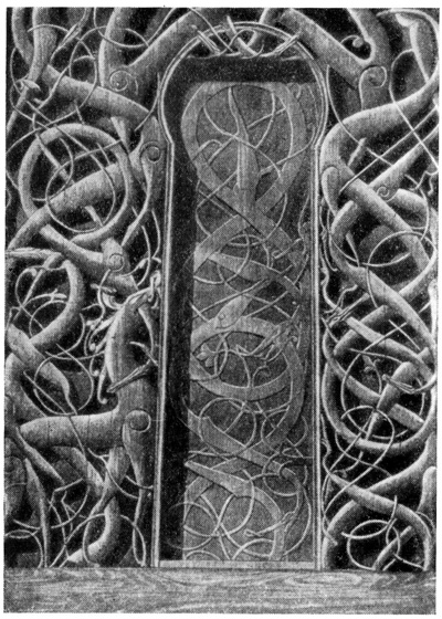 Урнес. Портал церкви, XI в.