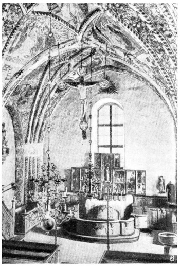 Валё. Церковь. Роспись, начало XVI в.