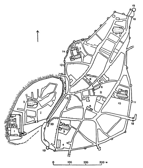План Таллина, XVI в.
