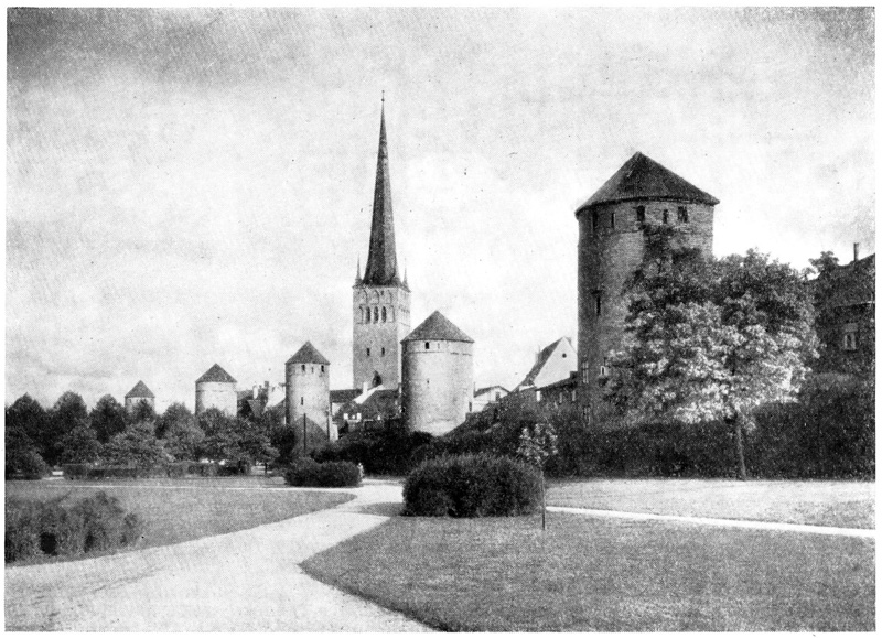 Таллин. Городские укрепления, начало XIV в.